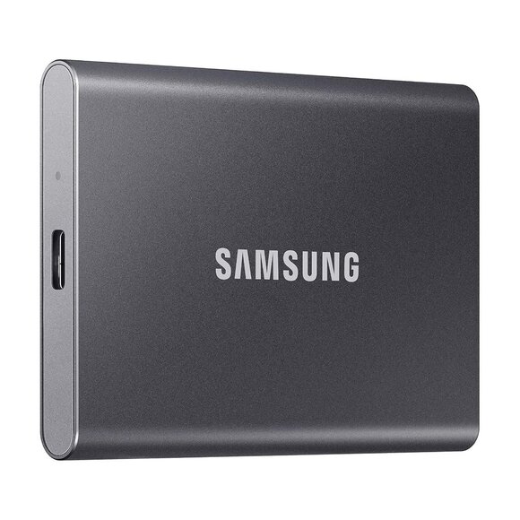 SAMSUNG T7 4TB Portable SSD External Hard Drive Grey 1050MB/s USB 3.2 BRAND NEW - Picture 1 of 2